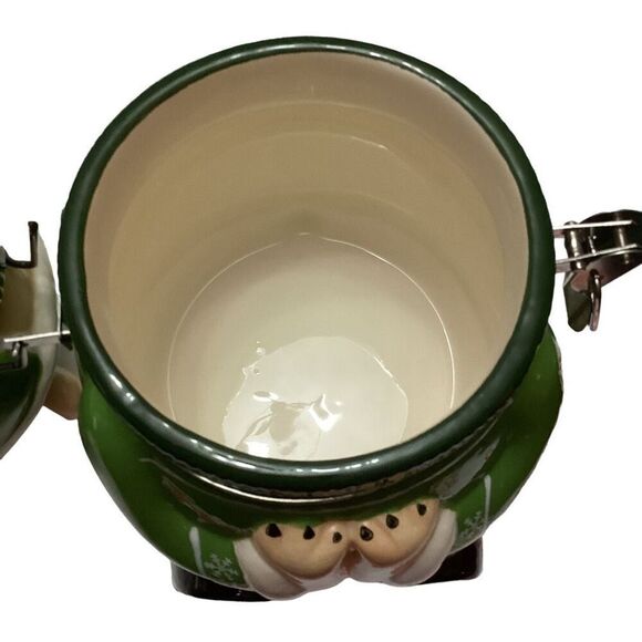 Vintage Conagra Brands Swiss Miss Hot Cocoa Ceramic Bear Christmas Canister - Picture 8 of 9